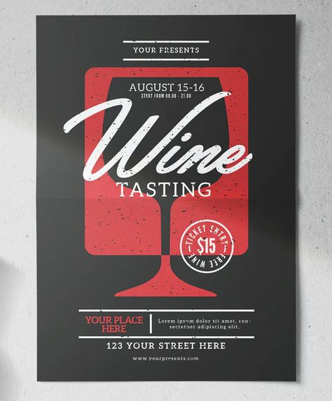 Wine Tasting Design, Wine Tasting Flyer, Wine Tasting Poster, Bar Logo Ideas, Wine Flyer, Wine Bar Logo, Wine Social Media, Wine Tasting Invitation, Picnic Poster