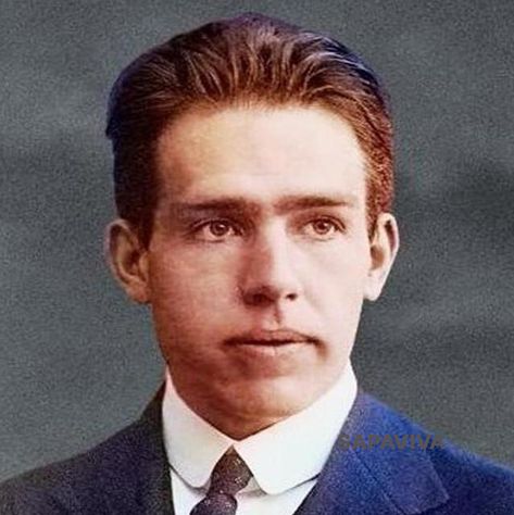 59S. Niels Bohr (1885-1962) Ernest Rutherford, Werner Heisenberg, Niels Bohr, Max Planck, Atomic Structure, Quantum Mechanics, October 7, Social Studies, Authors