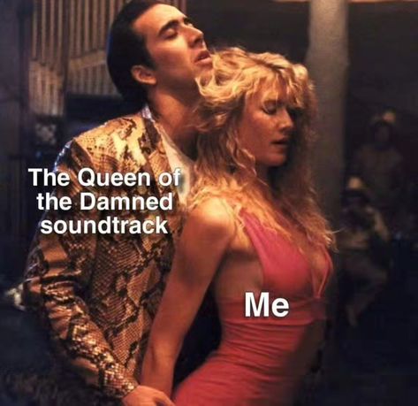 Queen Of Damned, Queen Of The Damned Aesthetic, Vampire Music, Horror Vampire, Queen Of The Damned, Vampire Aesthetic, Aesthetic Music, Comics Memes, Soundtrack