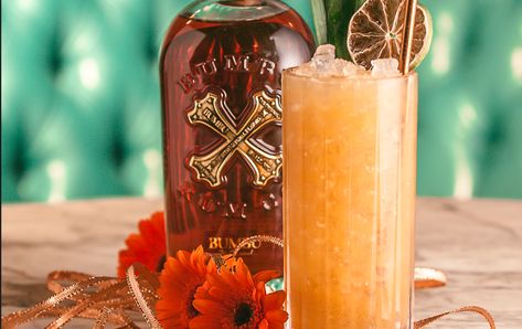 Bumbu Rum, Mimosa Sangria, Rum Mixed Drinks, Fruit Punch Recipe, Rum Drinks Recipes, Rum Cocktail Recipes, Rum Recipes, Rum Cocktails, Tasty Drinks