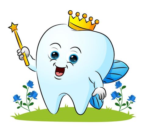 The tooth fairy is using the crown and h... | Premium Vector #Freepik #vector #tooth-fairy #tooth #dental-background #tooth-background Tooth Background, Tooth Fairy Images, Tooth Fairy Pillow Pattern, Graphic Organizer Template, Organizer Template, Tooth Design, The Tooth Fairy, Indian Flag, Tooth Fairy Pillow