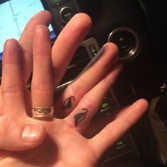 Penguin Tattoo Ideas, J Tattoos, Wedding Ring Tattoo Ideas, Penguin Tattoos, Ring Tattoo Ideas, Ring Finger Tattoo, Ring Ideas Wedding, Animal Wedding, Family Tattoo Ideas