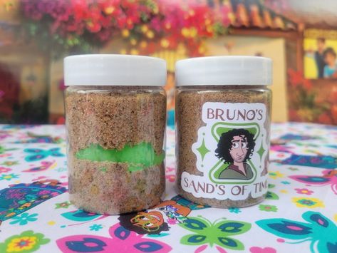 Bruno Encanto Birthday Party, Encanto Party Favors Diy, Encanto Party Favor Ideas, Encanto Party Favors, Combined Birthday Parties, Encanto Birthday, Encanto Party, 5th Birthday Cake, Sands Of Time