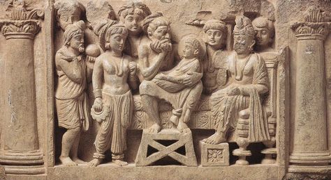 Gandhara Art, Buddhist Iconography, Ancient Asia, Gautam Buddha, Indian Sculpture, Lord Buddha, Asian History, Indian Temple, Egypt Art