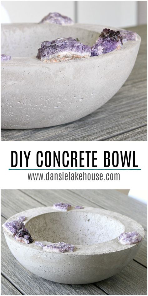 Diy Concrete Bowl, Paper Flower Ideas, Amethyst Decor, Crafts For Beginners, Paper Folding Techniques, Bowl Decor, Folding Techniques, Diy Bowl, Bowl Planter