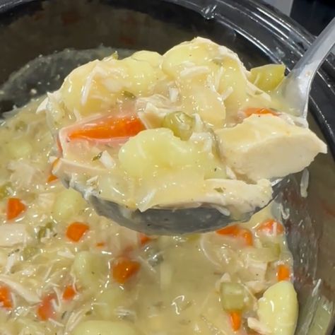 Crockpot Chicken And Gnocchi, Chicken Gnocchi Soup Crockpot, Easy Dump And Go Crockpot, Dump And Go Crockpot, Frozen Chicken Crockpot, Cooking In The Midwest, Easy Fall Dinner, Quick Crockpot Meals, Chicken And Gnocchi