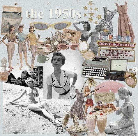 50s Suburbia Aesthetic, 1950s Moodboard, 1950s Nostalgia, 1950s Aesthetic, 50s Aesthetic, 60s Aesthetic, Cute Outfits With Shorts, Niche Aesthetic, Niche Memes