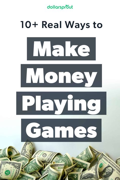 Whether you casually play games on your phone to kill time, or you're a hardcore Xbox gamer, there's opportunities everywhere to actually cash in on your time spent. From playing specific games to careers in gaming-related fields, here's how to make real money playing video games. Make Money Playing Games, Games On Your Phone, Earn Money Online Free, Apps That Pay You, Earn Money Fast, Apps That Pay, Money Games, Social Media Jobs, Real Money