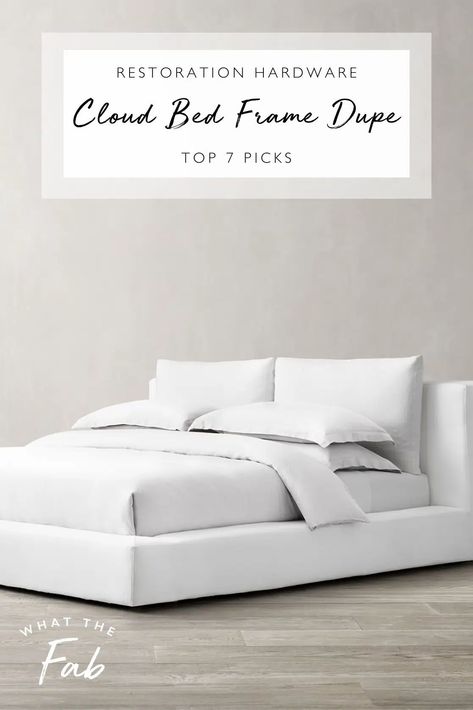 Diy Cloud Bed Frame, Cloud Bed Frame, Restoration Hardware Bed, Restoration Hardware Teen, Image Restoration, Restoration Hardware Cloud, Cloud Bed, Cloud Couch, Diy Clouds