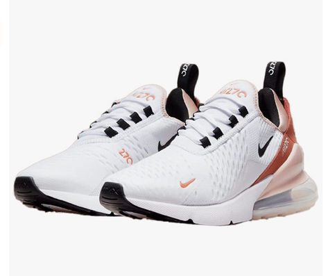 Nike Air Max 270 Women, Nike Air Max 270 White, Pink Sunrise, Track And Field Shoes, White Oxford, Cute Nike, Cute Nike Shoes, Air Max Women, Cute Nikes