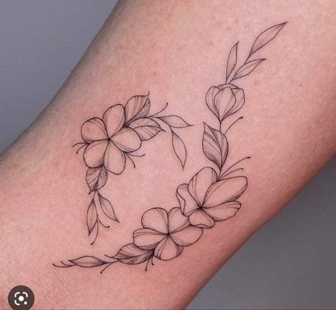 Neda Tattoo, Awareness Tattoo, D Tattoo, Birth Flower Tattoos, Girly Tattoos, Elegant Tattoos, Fine Line Tattoos, Tattoo Design Drawings, Line Tattoos