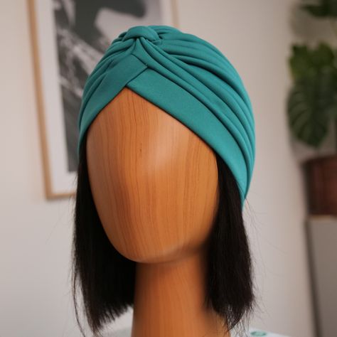 Headwrap Sewing Pattern, Chemo Turban Pattern How To Make, Turban Sewing Pattern Free, Turban Patterns To Sew, How To Sew A Turban Head Wraps, Diy Turban Headwrap Free Pattern, Sew Turban, Headwrap Pattern, Turban Tutorial Sewing