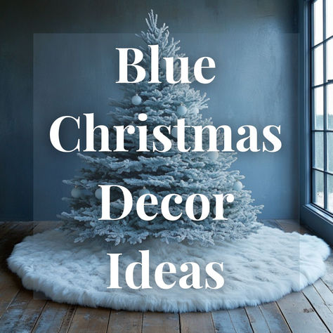 Blue Christmas Decor Ideas Christmas Tree Ideas With Blue Lights, Blue And White Christmas Tree Decor, Blue Christmas Centerpieces For Table, Blue Nutcracker Christmas, Christmas Tree Ideas Blue And Silver, Blue Xmas Decorating Ideas, Blue Silver White Christmas, Blue Christmas Ideas, Blue Christmas Aesthetic