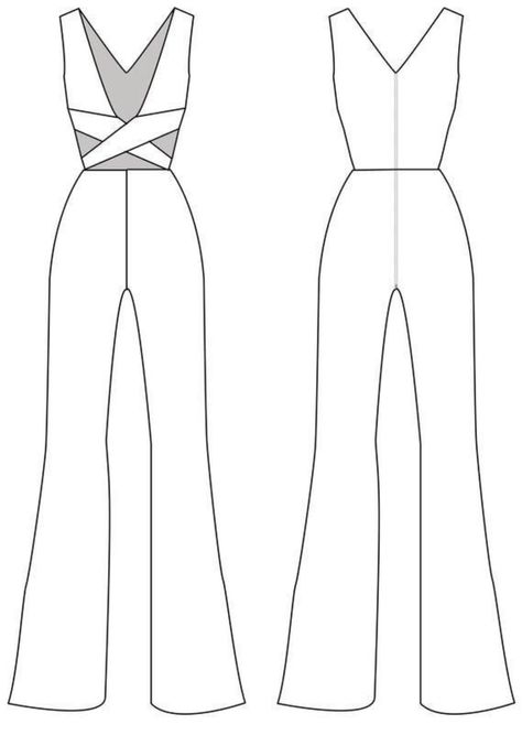 Jumpsuit Ideas, Dress Outline, Fashion Design Inspiration Board, Fashion Illustration Poses, Fashion Design Books, Fashion Drawing Sketches, Women Jumpsuit, Dressy Casual Outfits, Fashion Illustration Sketches Dresses