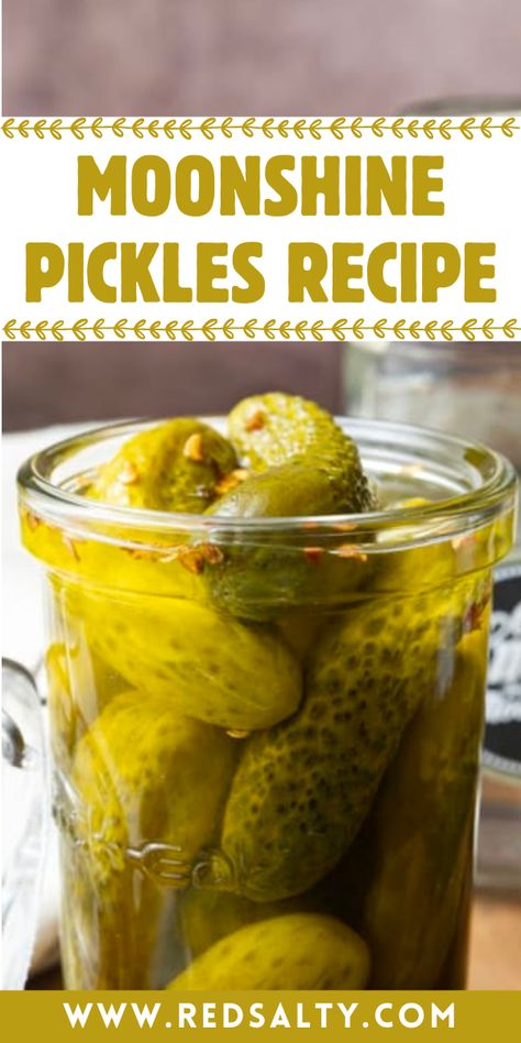 Dill Pickle Moonshine Recipe, Pickle Moonshine Recipe, Moonshine Pickles Recipe, Skinner Lasagna Recipe, Moonshine Pickles, Creamsicle Moonshine, Crispitos Recipe, Ube Polvoron Recipe, Pickled Items