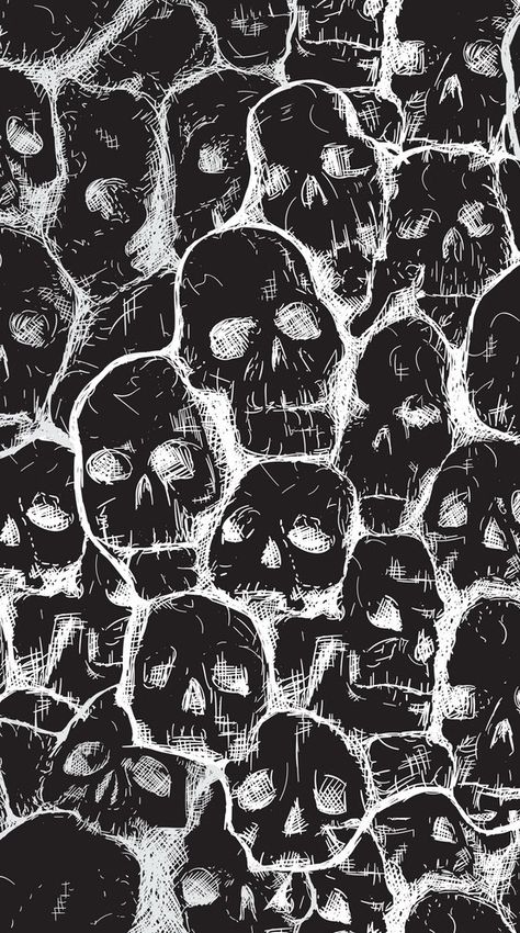 Skulls Background, Nuclear Art, Horror Pattern, Pattern Design Drawing, Hype Wallpaper, Cool Nike Wallpapers, Fairy Wallpaper, Goth Wallpaper, Tattoo Graphic