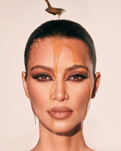 KKW BEAUTY on Instagram: “Honey, it's here 🍯 Introducing the Matte Honey Collection featuring bright butterscotches and warm honey tones. The collection includes a…” Kim Kardashian Photoshoot, Mauve Makeup, Honey Beauty, Autumn Skincare, Makeup News, Kkw Beauty, Fall Makeup Looks, Glam Photoshoot, Photoshoot Makeup