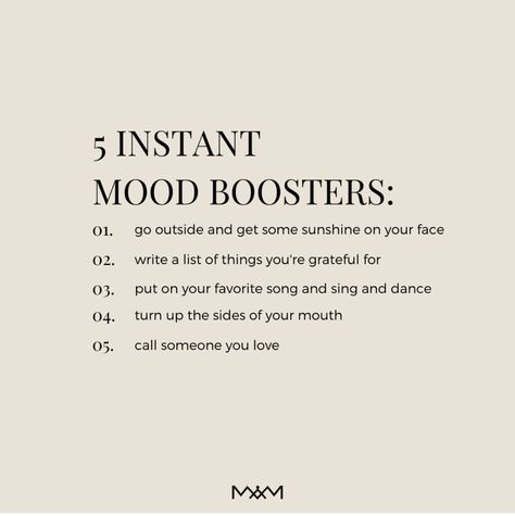 Mood Boosters Quotes, Mood Booster Quotes, Mindset Matters, Practicing Self Love, Daily Energy, Energy Boosters, Quotation Marks, Mood Boosters, Feel Good Quotes