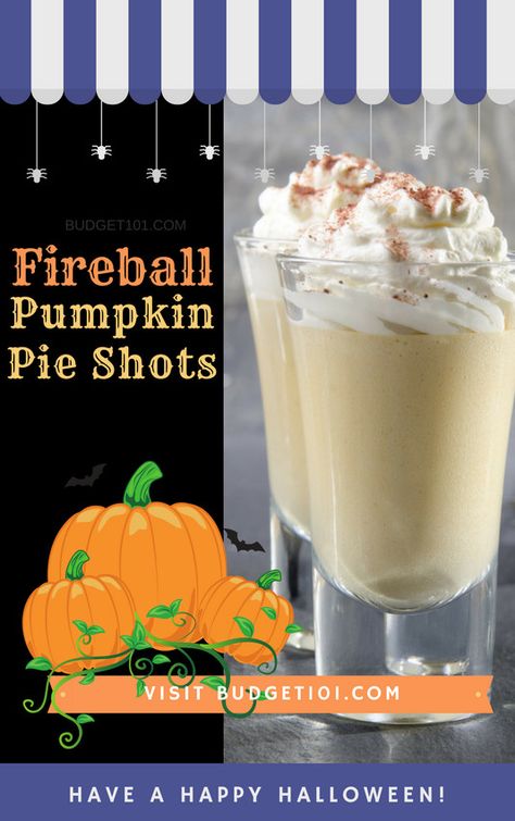 Make your own Pumpkin Fire Pudding shots aka Pumpkin Pie Pudding Shots- a hint of Fireball really packs a punch in these delicious bites Shots With Fireball, Pumpkin Pudding Shots, Pumpkin Shots, Pumpkin Pie Pudding Shots, Fireball Pumpkin Pie, Pumpkin Pie Shots, Pumpkin Pie Pudding, Pudding Shot Recipes, Fireball Recipes