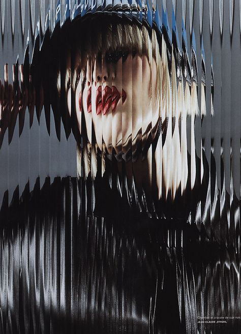 Slice Mode Editorials, Glass Photography, Optical Art, Pattern Texture, Glitch Art, Through The Looking Glass, Fashion Photographer, Cover Art, Art Direction