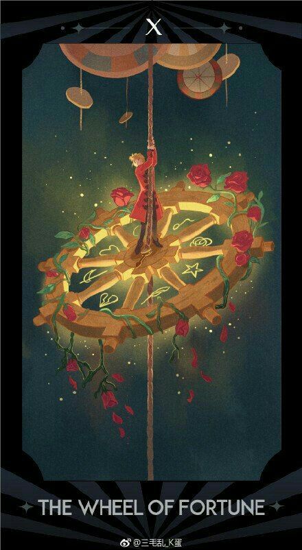 Weel Fortune Tarot, The Wheel Of Fortune Tarot Card, Wheel Of Fortune Tarot Design, Wheel Of Fortune Tarot Card Art, Tarot The Wheel Of Fortune, Wheel Of Fortune Tarot Tattoo, Wheel Of Fortune Tattoo, Wheel Of Fortune Art, The Wheel Tarot