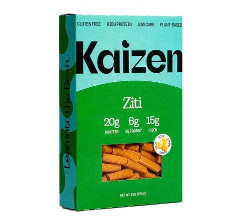 Kaizen Food Company Kaizen Pasta, Healthy Pasta Alternatives, Grain Free Pasta, High Protein Pasta, Keto Pasta, Protein In Beans, Ziti Pasta, Low Carb High Protein, Pasta Alternative