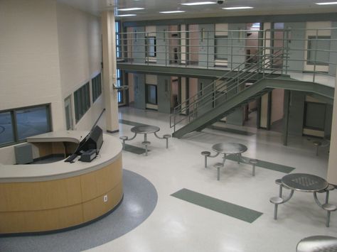 interior Prison Interior, Zombie Proof House, Game Place, Butler County, Photo Prompts, Modular Building, Construction Management, Building Structure, Abandoned Places