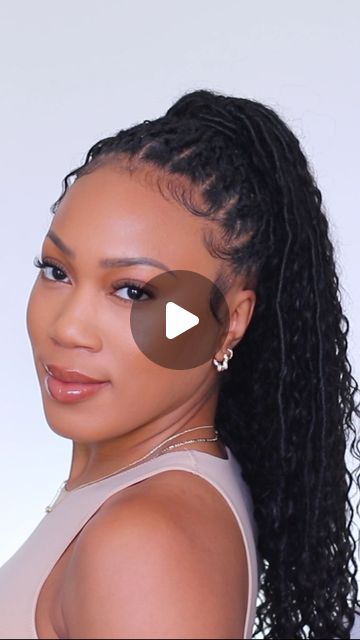 Crochet Faux Locs Install, Dread Crochet Hairstyles, Crochet Over Locs, Illusion Crochet Braid Pattern, Faux Locs With Human Hair, Crochet Braid Styles Faux Locs, Faux Locs With Curls, How To Do Edges, Crochet Locks