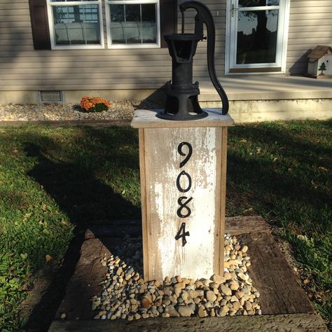 Barnwood Well Pump Cover Well Pump Cover Ideas, Pump Cover Ideas, Well Pump Cover, Diy Water Pump, Pump House, Spring Decoration, Pump Cover, Diy Water, Well Pump