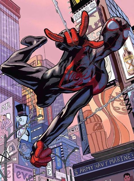 Miles Morales Comic, Spiderman Anime, Spiderman Miles Morales, Spiderman Miles, Miles Morales Spiderman, Western Comics, Spiderman Artwork, Spiderman Comic, Marvel Comics Art