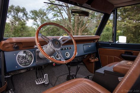 Ford Bronco Interior, Fender Bronco, Bronco Interior, Bronco Build, 1969 Ford Bronco, Car Interior Upholstery, Classic Bronco, Car Inspiration, First Generation