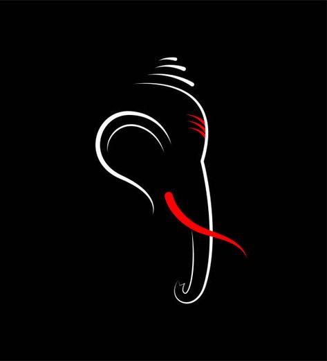 Ganpati Bappa Logo Design, Ganpati Line Art, Ganpati Logo Design, Ganesh Logo Design, Ganapati Wallpapers, Ganapathi Images, Ganesh Logo, Ganesha Logo, Ganesh Pic