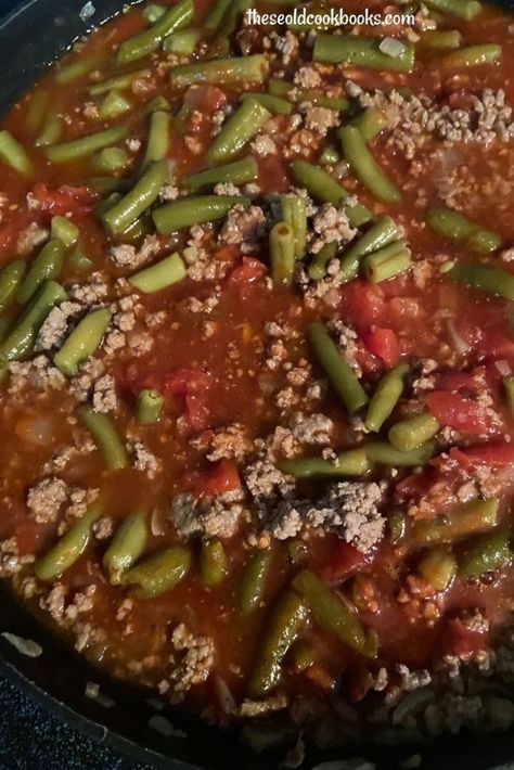 Green Bean Chili Zero Point Weight Watchers - These Old Cookbooks Ground Turkey Chilli, Weight Watchers Turkey Chili, Low Carb Chilli, Chili Recipe With Corn, Recipe With Ground Turkey, Ww Recipes With Points, Turkey And Green Beans, Weight Watchers Chili, Crockpot Green Beans