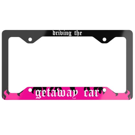 Pink Car Decor, Z Car, Vehicle Accessories, Car License, Getaway Car, Car License Plate, Pink Car, License Plate Covers, Gen Z