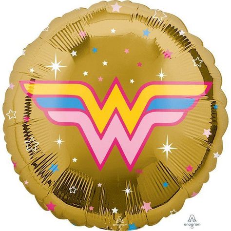 Check out Wonder Woman 17" Foil Balloon from Birthday In A Box Superhero Balloons, Superhero Party Decorations, Wonder Woman Party, Wonder Woman Birthday, One Balloon, Round Balloons, Balloon Shop, Superhero Birthday Party, Kids Party Supplies