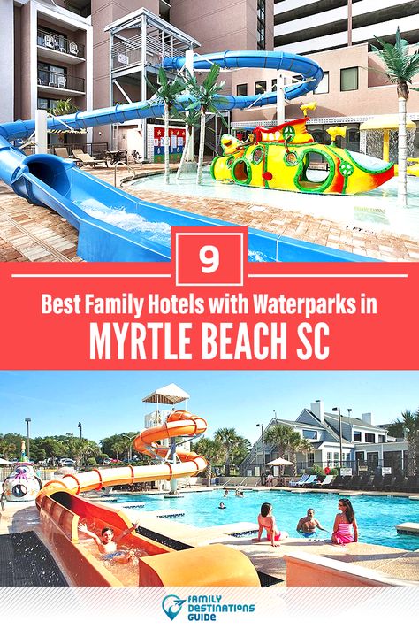 Want ideas for a family vacation to Myrtle Beach, SC? We’re FamilyDestinationsGuide, and we’re here to help: Discover Myrtle Beach's best hotels with waterparks for families - so you get memories that last a lifetime! #myrtlebeach #myrtlebeachvacation #myrtlebeachwithkids #familyvacation #waterparks #myrtlebeachwaterparks Myrtle Beach Family Vacation, Myrtle Beach Things To Do, Myrtle Beach Photography, Myrtle Beach Trip, Myrtle Beach Restaurants, Myrtle Beach Boardwalk, Myrtle Beach Resorts, Myrtle Beach Hotels, South Carolina Travel