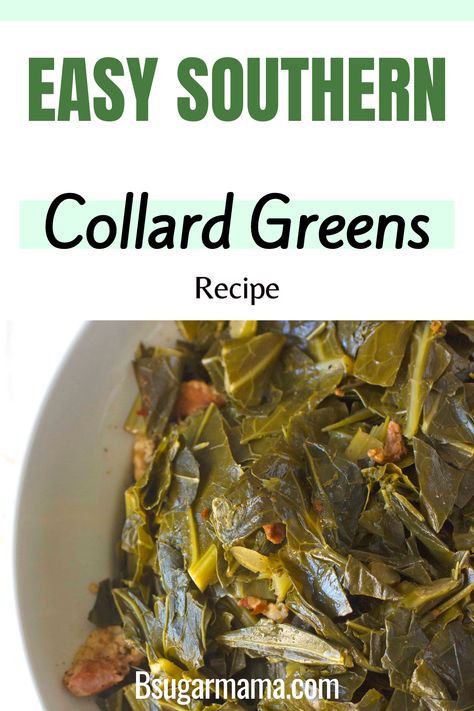 Greens Recipe Soul Food, Southern Collard Greens, I Heart Recipes, Collard Greens Recipe, Resep Pasta, Heart Recipes, Resep Salad, Southern Recipes Soul Food, Crock Pot Recipes