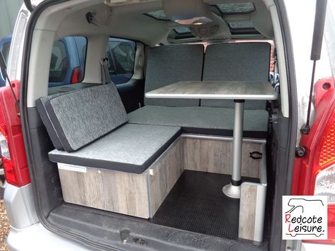 Berlingo Camper, Camper For Sale, Converted Vans, Caddy Maxi, Minivan Camping, Self Build Houses, Campervan Conversion, Micro Camper, Mini Camper