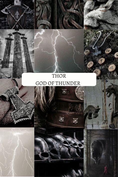 Thor Norse Mythology Wallpaper, Thor God Of Thunder Norse Mythology, Thor Aesthetic Norse, Norse God Aesthetic, Norse Wallpaper Iphone, Norse Wallpapers, Norse Wallpaper, Norse Mythology Aesthetic, Norse Aesthetic