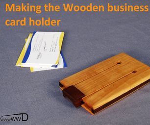 Wooden Business Card Holder Wooden Card Holder, Credit Card Pictures, Wooden Business Card Holder, Wood Wallet, Easy Hobbies, Wooden Business Card, Wooden Ideas, Stylish Business Cards, Wood Card