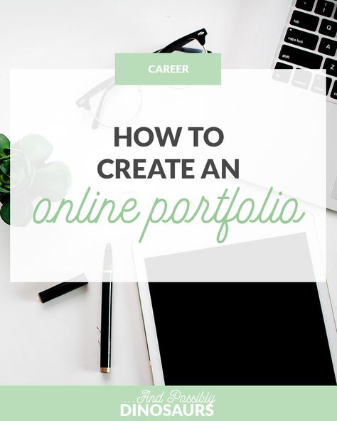 An online portfolio is often a requirement during job interviews in creative fields. But unless you're a web designer, you might not know how to build one! Here's exactly what you need to do to create an online portfolio so you can get your work in the hands of future employers! How To Make Portfolio, Educational Diagnostician, Online Portfolio Design, Digital Marketing Logo, Portfolio Tips, Copywriting Portfolio, Creating A Portfolio, Nike Design, Portfolio Site