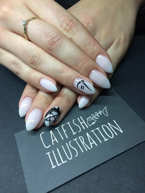 Nail art. Montreal City. Nail Artist. Mélissa Monderie. Catfish Illustration. Supernatural nails! Catfish Illustration, Supernatural Nails, Supernatural Theme, Eye Nail Art, Ombre Nails Glitter, Catfish, Ombre Nails, Nail Artist, Swag Nails