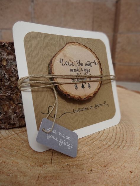 Save The Date Wood, Diy Save The Dates, Save Our Date, Unique Save The Dates, Rustic Save The Dates, Wedding Magnet, Heart Magnets, Wooden Magnets, Modern Minimalist Wedding