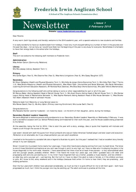 Primary School Newsletter Example - Primary School Newsletter Sample. Easy to download and use .pdf eductaion template. Newsletter Sample, Newsletter Examples, School Newsletter, Dear Parents, Primary Sources, Business Template, Primary School, Workout Videos, Parenting