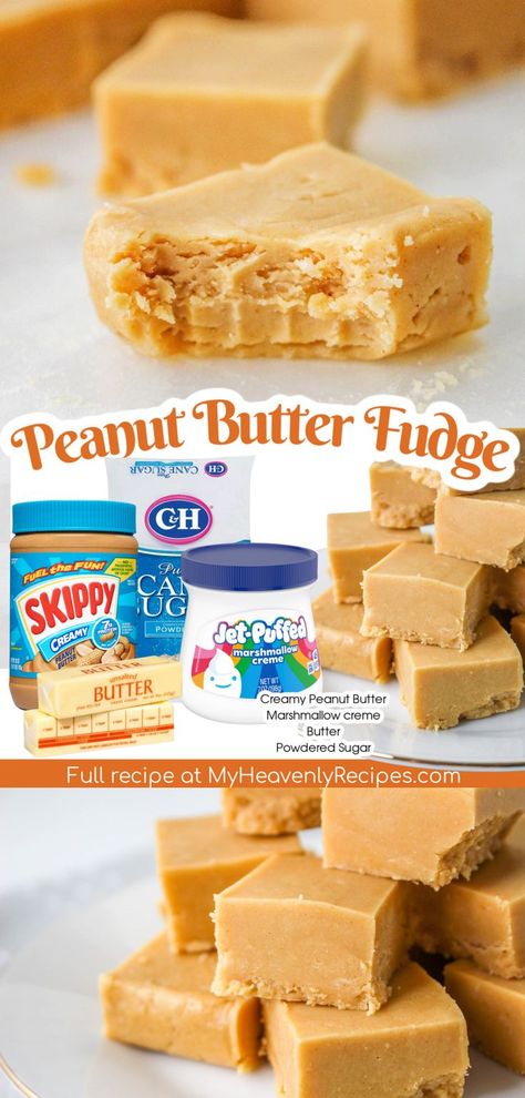 Peanut Butter Marshmallow Fudge, Fudge Marshmallow, Original Fantasy Fudge Recipe, Best Peanut Butter Fudge, Peanut Butter Fudge Recipes Easy, Microwave Peanut Butter Fudge, Fantasy Fudge Recipe, Marshmallow Fudge Recipe, Butter Fudge Recipe