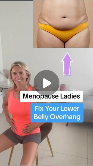 Petra Genco on Instagram: "This beginner seated home routine is great if you want to help reduce your lower belly overhang. Try these 4 exercises now! And make sure you eat fresh foods only 🤗 #beginner #workoutathome #keepfit #exerciseathome #weightloss #getfit #menopause #belly" Home Routine, Exercises At Home, Lower Belly Workout, Basic Workout, Lower Belly, Bodyweight Workout Beginner, Weight Workout Plan, Beginner Workout, Belly Fat Workout