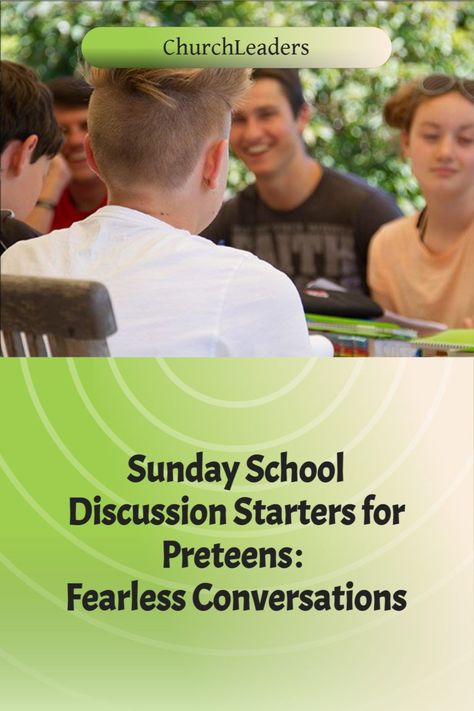 Need tips for effective Sunday school discussion starters to use with preteens? Use these insights to spark fearless conversations. Preteen Sunday School Lessons, Sunday School Lessons For Teens, Teen Sunday School Lessons, Bible Crafts Sunday School, Church Outreach, Student Ministry, Bible Topics, Sunday School Kids, Mom Died