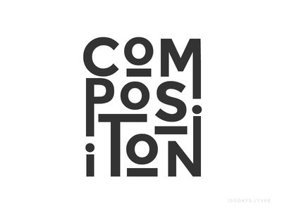 Composition // 100 Days of Type Composition Typography, Typographic Branding, Logo Composition, Typographic Composition, Type Composition, Typography Styles, Design Composition, Type As Image, Typography Composition