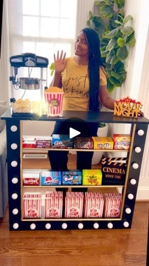 Trunk Or Treat Concession Stand, Diy Concession Stand Display, Movie Night Party Ideas For Kids, Movie Concession Stand Ideas, Diy Concession Stand Ideas, Movie Night Kids Party, Movie Night Concession Stand Ideas, Birthday Party Concession Stand, Concession Stand Party Ideas