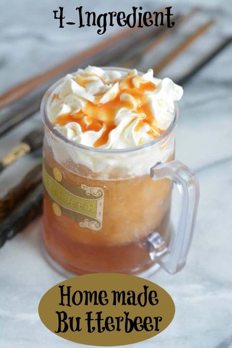 Frozen Butter Beer Recipe Harry Potter, Homemade Butterbeer Harry Potter, Best Butterbeer Recipe, Diy Butterbeer Recipe, Homemade Butterbeer Recipe, Easy Butter Beer Recipe, Frozen Butter Beer Recipe, How To Make Butter Beer, How To Make Butterbeer Harry Potter